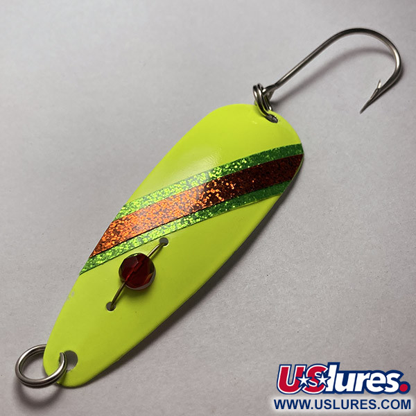 Red Eye Lures Red Eye Evil Eye, biały/żółty/czerwony oko, 6 g błystka wahadłowa #23463