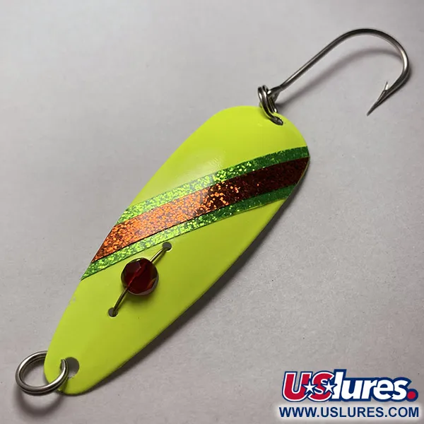 Red Eye Lures Red Eye Evil Eye, biały/żółty/czerwony oko, 6 g błystka wahadłowa #23463