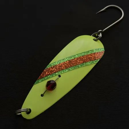 Red Eye Lures Red Eye Evil Eye, biały/żółty/czerwony oko, 6 g błystka wahadłowa #23463