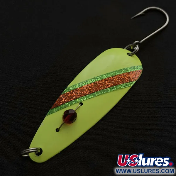 Red Eye Lures Red Eye Evil Eye, biały/żółty/czerwony oko, 6 g błystka wahadłowa #23463