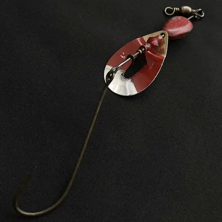 Pflueger June Bug, nikiel/czerwony, 17 g błystka obrotowa #23467