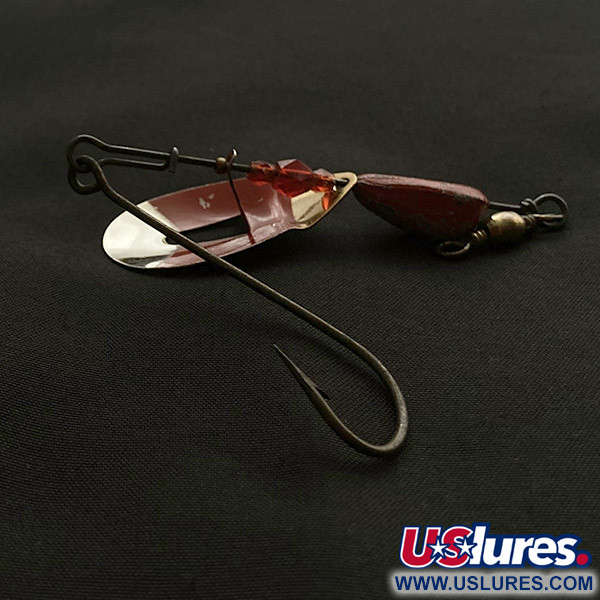  Pflueger June Bug, nikiel/czerwony, 17 g błystka obrotowa #23467