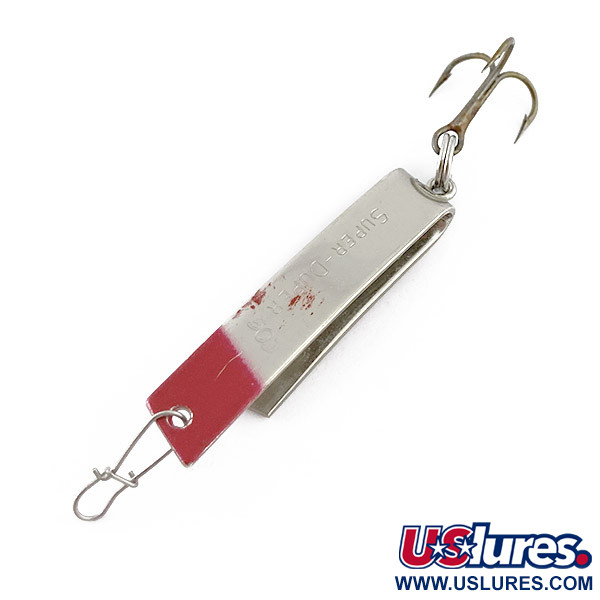 Luhr Jensen Super-Duper 503, nikiel/czerwony, 4,3 g błystka wahadłowa #23472