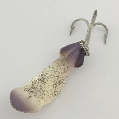 Buck Perry Spoonplug, biały/fioletowy/ potłuczone szkło, 5 g błystka wahadłowa #23513