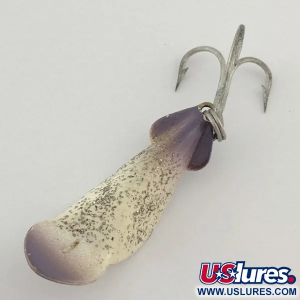  Buck Perry Spoonplug, biały/fioletowy/ potłuczone szkło, 5 g błystka wahadłowa #23513