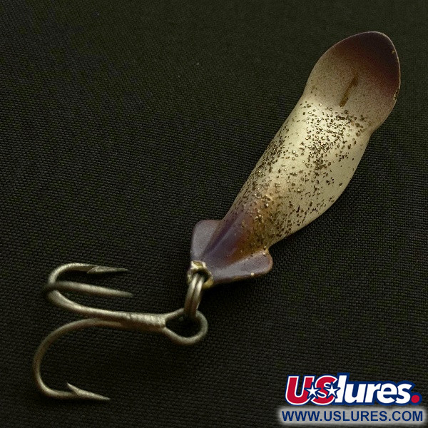  Buck Perry Spoonplug, biały/fioletowy/ potłuczone szkło, 5 g błystka wahadłowa #23513