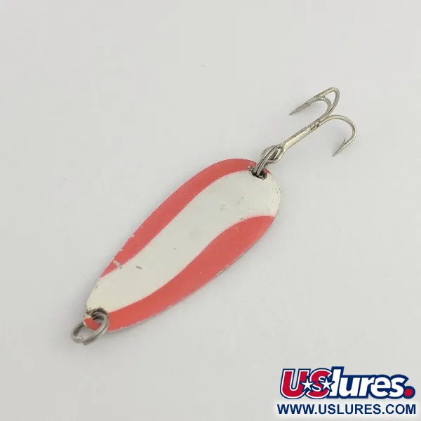 Dura-Pak  Dura Pack Spoon, nikiel/biały/czerwony, 4,5 g błystka wahadłowa #23520