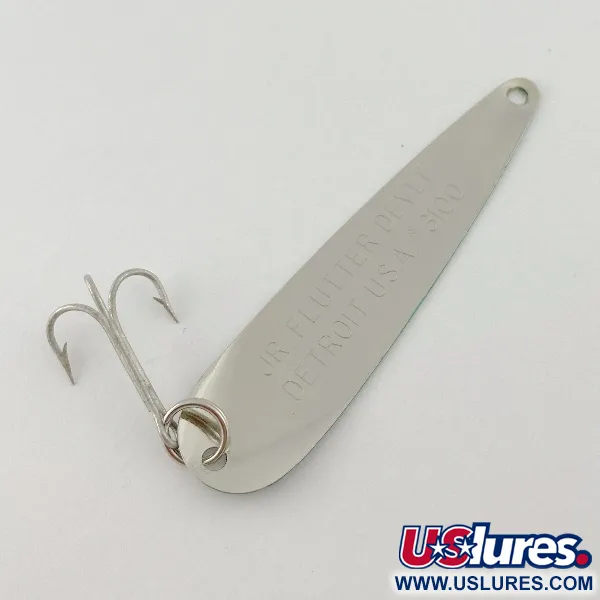 Eppinger Dardevle JR Flutter Devle 3100, nikiel/zielony, 5 g błystka wahadłowa #23531