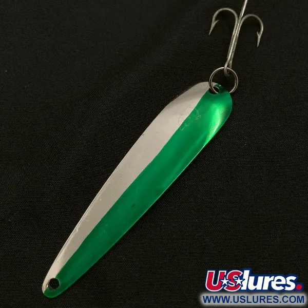 Eppinger Dardevle JR Flutter Devle 3100, nikiel/zielony, 5 g błystka wahadłowa #23531