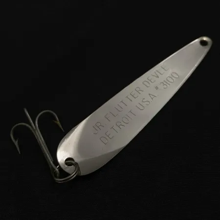 Eppinger Dardevle JR Flutter Devle 3100, nikiel/zielony, 5 g błystka wahadłowa #23531