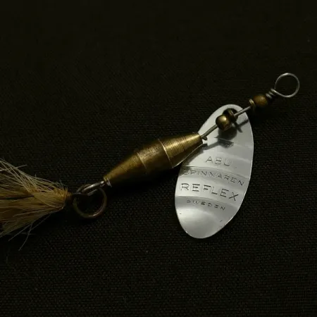 Abu Garcia Spinnaren Reflex, nikiel/biały, 3,2 g błystka obrotowa #23535