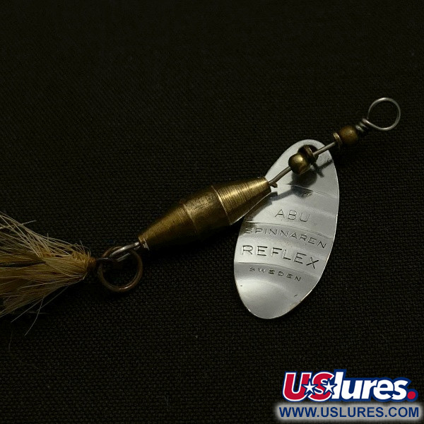  Abu Garcia Spinnaren Reflex, nikiel/biały, 3,2 g błystka obrotowa #23535
