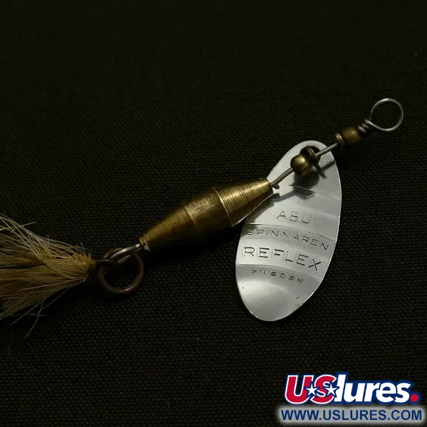  Abu Garcia Spinnaren Reflex, nikiel/biały, 3,2 g błystka obrotowa #23535