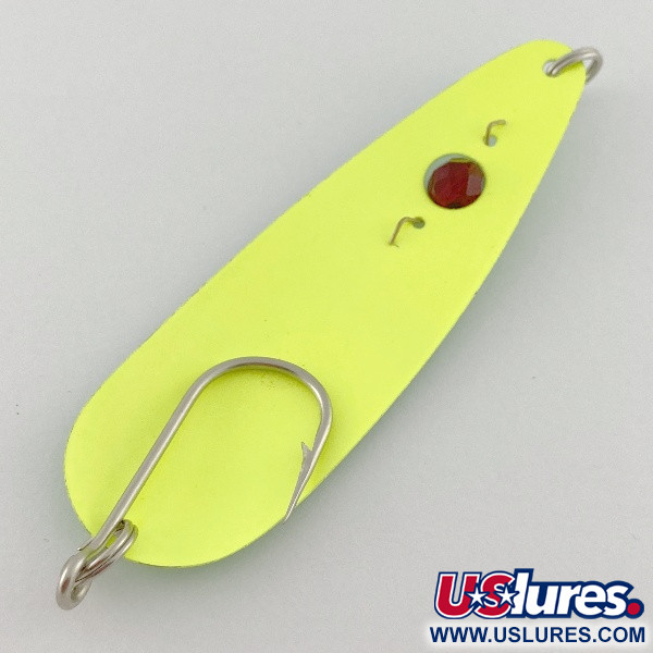 Red Eye Lures Red Eye Evil Eye, żółty/zielony, 9 g błystka wahadłowa #23547