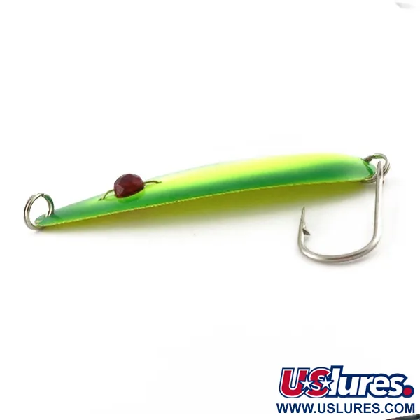 Red Eye Lures Red Eye Evil Eye, żółty/zielony, 9 g błystka wahadłowa #23547