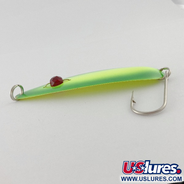 Red Eye Lures Red Eye Evil Eye, żółty/zielony, 9 g błystka wahadłowa #23547