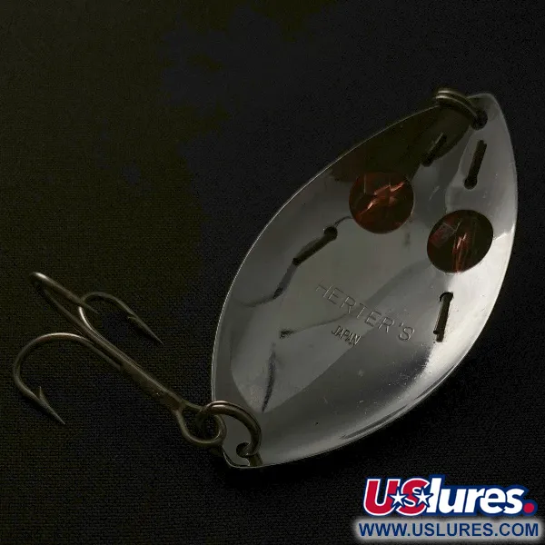 Herter's Glass Eye Spoon, nikiel/czerwone oczy, 11 g błystka wahadłowa #23555