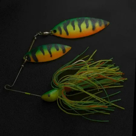 Double Willow Blade spinnerbait, Fire tiger, 25 g błystka obrotowa #23567