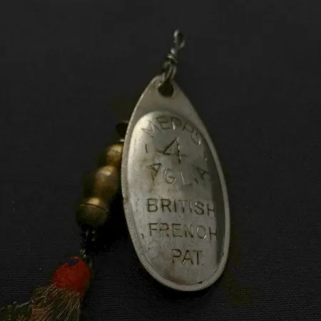 Mepps Aglia 4 Dressed (1970s)  (z ogonem wiewiórki)​, 10 g błystka obrotowa #23569