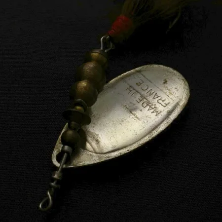 Mepps Aglia 4 Dressed (1970s)  (z ogonem wiewiórki)​, 10 g błystka obrotowa #23569