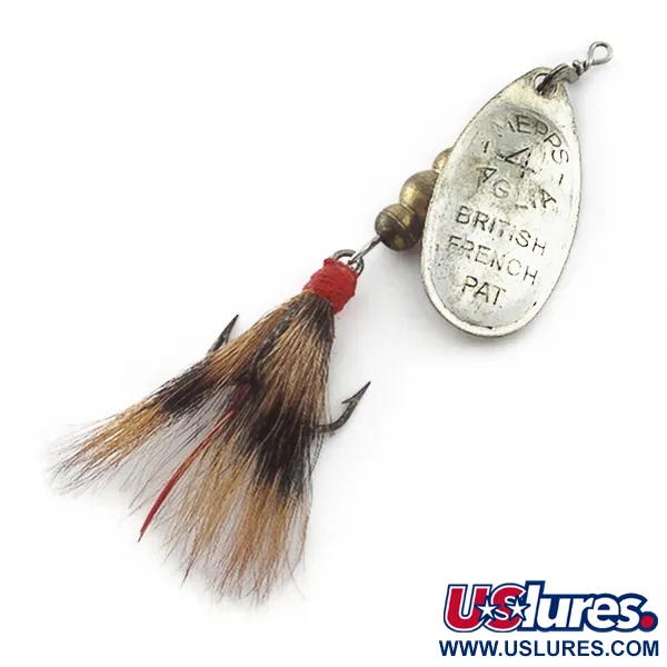 Mepps Aglia 4 Dressed (1970s)  (z ogonem wiewiórki)​