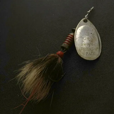 Mepps Aglia 3 dressed (z ogona wiewiórki), silver, 7,3 g błystka obrotowa #23570