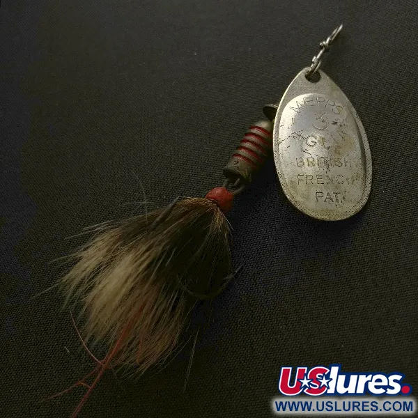  Mepps Aglia 3 dressed (z ogona wiewiórki), silver, 7,3 g błystka obrotowa #23570