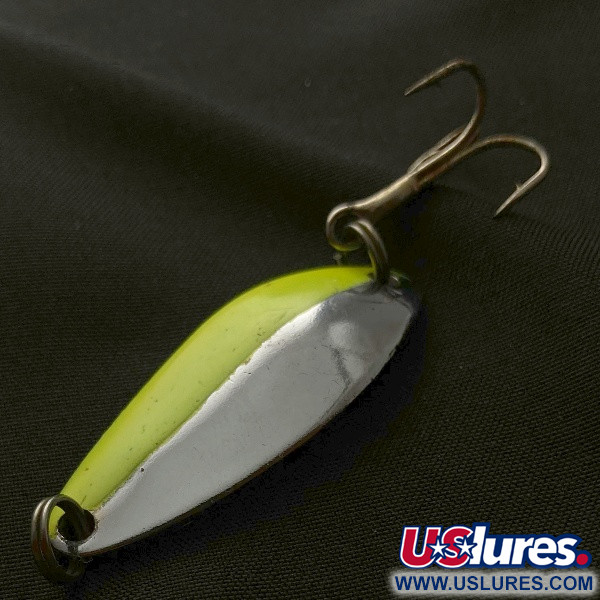 Glen Evans Glen L Evans Shag Spoon, nickel/green, 7 g błystka wahadłowa #23578