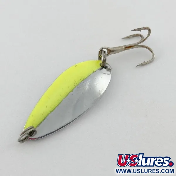 Glen Evans Glen L Evans Shag Spoon, nickel/green, 7 g błystka wahadłowa #23578