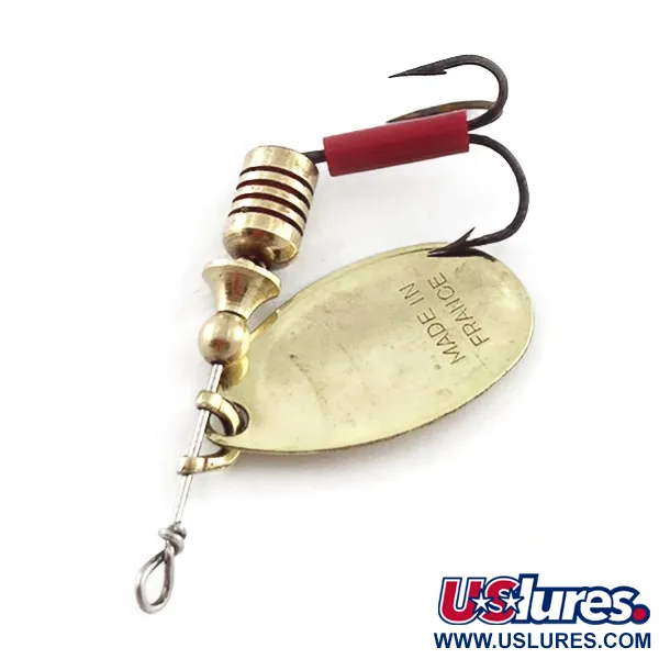  Mepps Aglia 2 (1960s), złoto, 4,5 g błystka obrotowa #23580