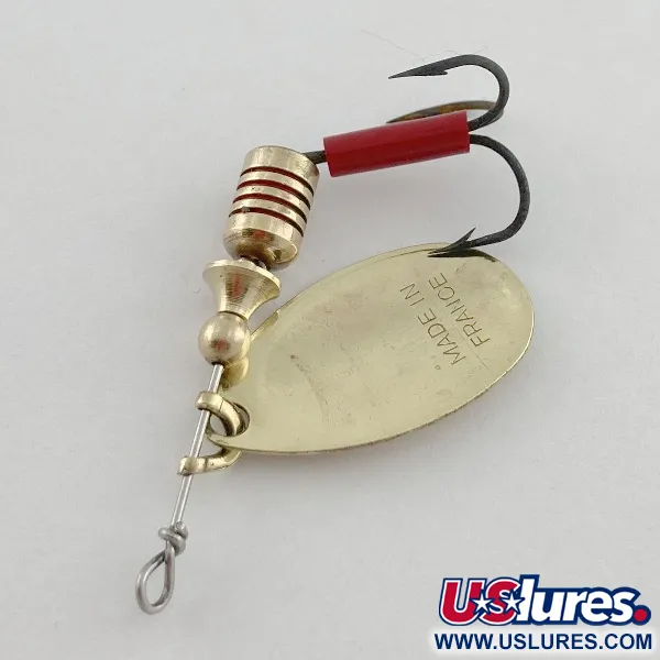  Mepps Aglia 2 (1960s), złoto, 4,5 g błystka obrotowa #23580