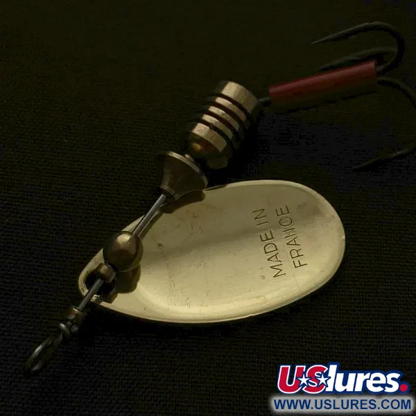  Mepps Aglia 2 (1960s), złoto, 4,5 g błystka obrotowa #23580