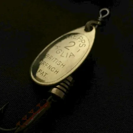 Mepps Aglia 2 (1960s), złoto, 4,5 g błystka obrotowa #23580