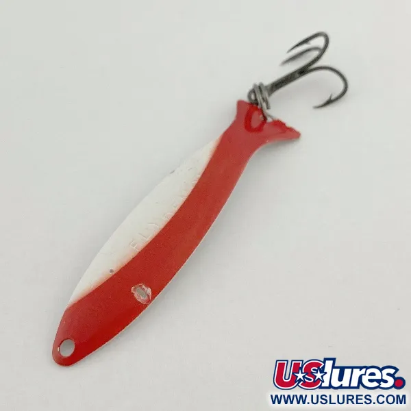  Worth Fly Rod Demon, nikiel/czerwony/biały, 2,5 g błystka wahadłowa #23595