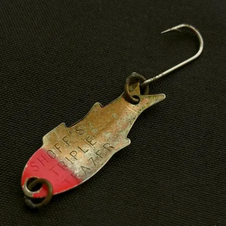 Shoff's Triple Teazer, miedź/czerwony, 1,1 g błystka wahadłowa #23602