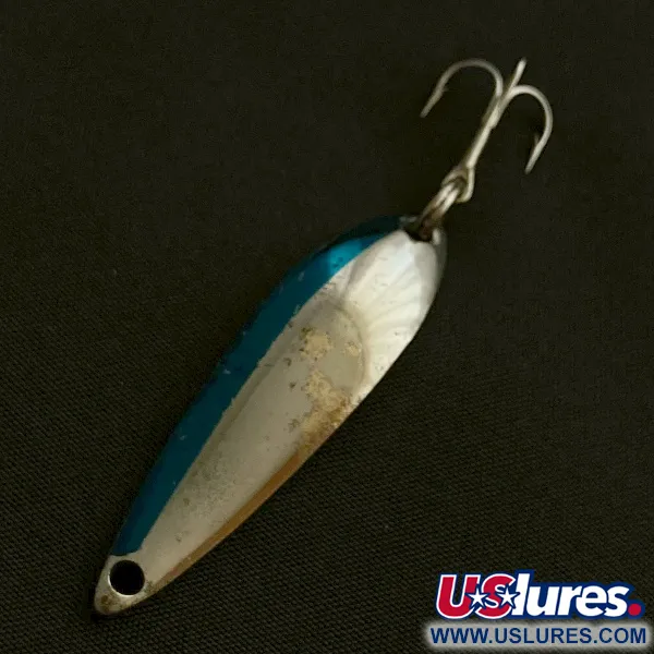 Acme Fiord Spoon Lightning (1950s), nikiel/niebieski, 7 g błystka wahadłowa #23604