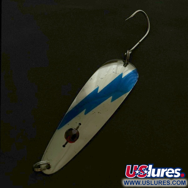 Red Eye Lures Red Eye Evil Eye, nikiel/niebieski/czerwone oko, 9 g błystka wahadłowa #23628