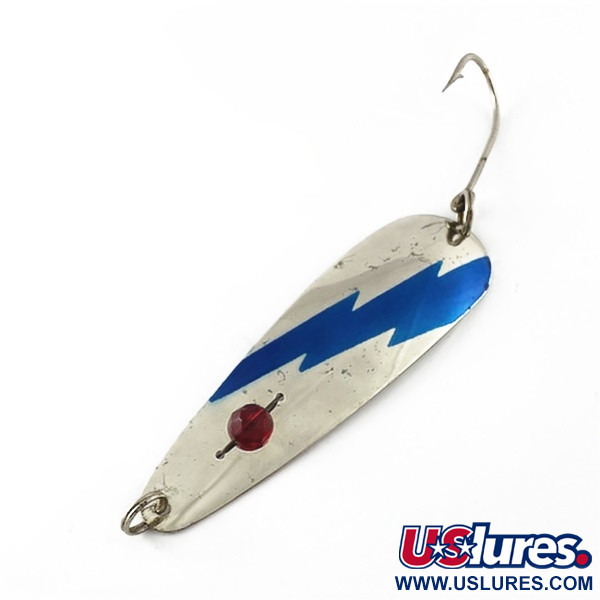 Red Eye Lures Red Eye Evil Eye, nikiel/niebieski/czerwone oko, 9 g błystka wahadłowa #23628