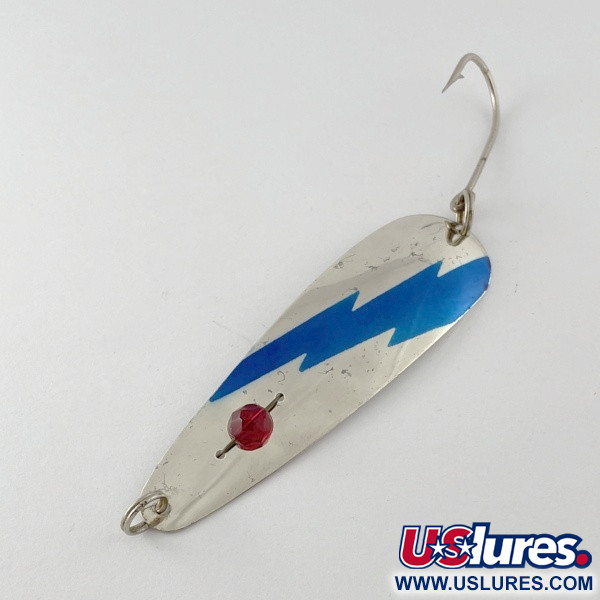 Red Eye Lures Red Eye Evil Eye, nikiel/niebieski/czerwone oko, 9 g błystka wahadłowa #23628