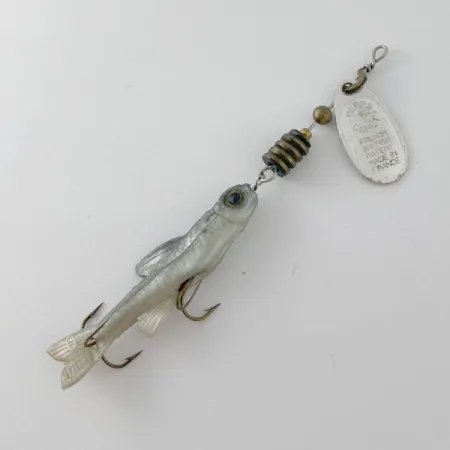 Mepps Comet Mino 1 (1970s), silver, 4,5 g błystka obrotowa #23634