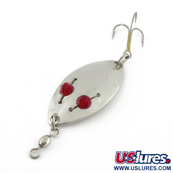 Red Eye Lures Red eye Junior, nikiel/czerwone oczy, 10 g błystka wahadłowa #23639