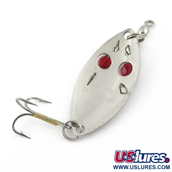 Red Eye Lures Red eye Junior, nikiel/czerwone oczy, 10 g błystka wahadłowa #23639