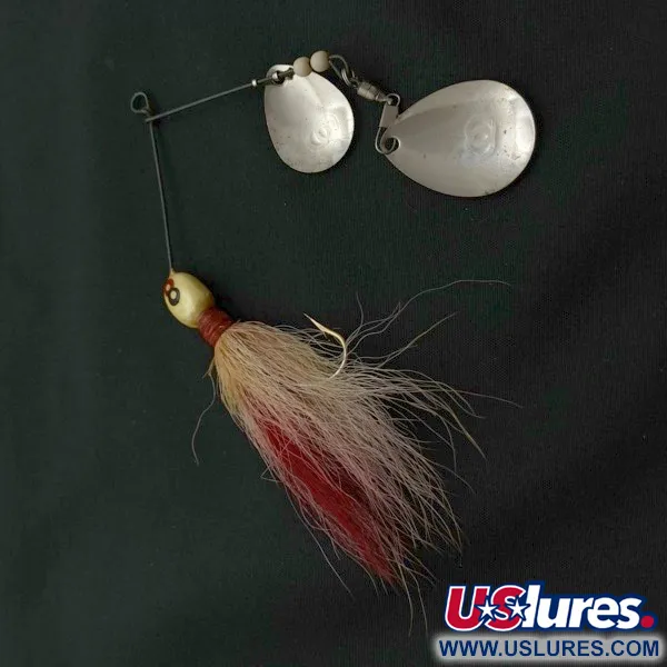   GRASSL’S DOUBLE OO Spinnerbait, silver, 14 g błystka obrotowa #23653