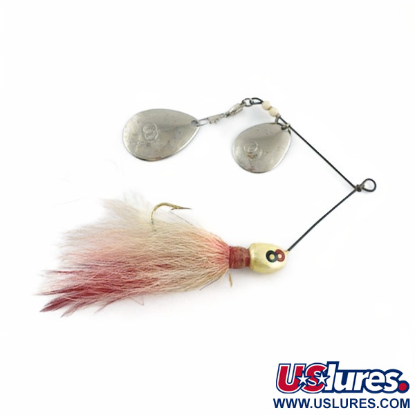   GRASSL’S DOUBLE OO Spinnerbait, silver, 14 g błystka obrotowa #23653