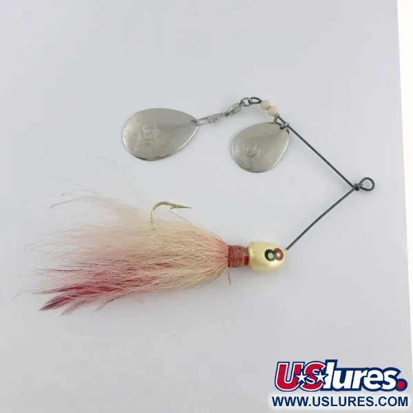   GRASSL’S DOUBLE OO Spinnerbait, silver, 14 g błystka obrotowa #23653