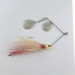   GRASSL’S DOUBLE OO Spinnerbait, silver, 14 g błystka obrotowa #23653