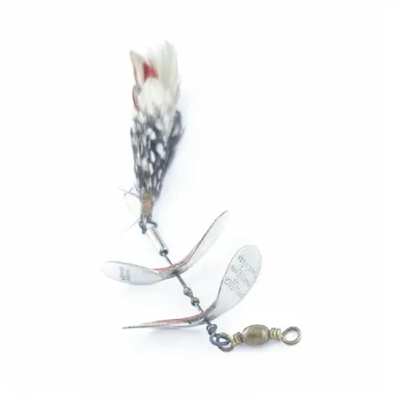 Pflueger Tandem Spinner 1, nikiel/czerwony, 10 g błystka obrotowa #23655