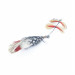  Pflueger Tandem Spinner 1, nikiel/czerwony, 10 g błystka obrotowa #23655