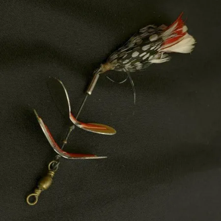 Pflueger Tandem Spinner 1, nikiel/czerwony, 10 g błystka obrotowa #23655