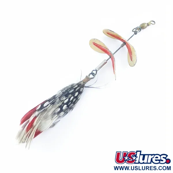  Pflueger Tandem Spinner 1, nikiel/czerwony, 10 g błystka obrotowa #23655